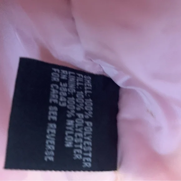 Izzi Pink Hooded Puffer Jacket - Picture 7 of 10